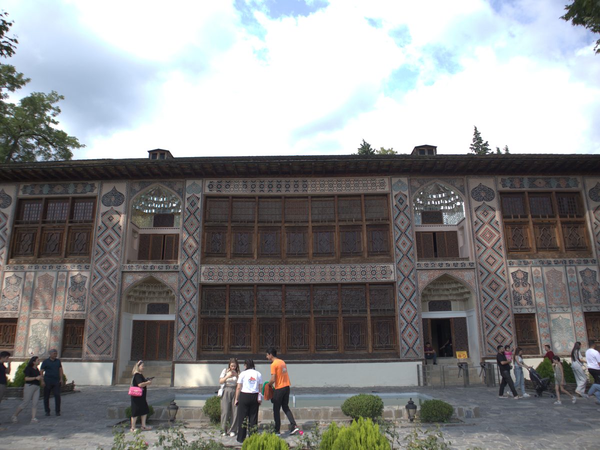 Şəki Xan sarayının fasadı